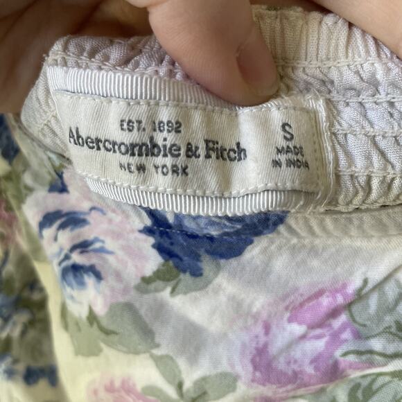 abercrombie fitch Womens Floral Strapless Dress Size Small - Picture 2 of 9